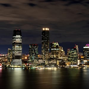 Jersey City Skyline at night